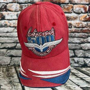 2009 Red Indianapolis 500 Brickyard Authentic Centennial Era Cap Hat‎ Indy